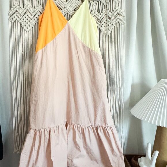 English Factory Color Block Dress Small - Picture 1 of 5